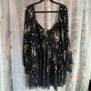 BlackMilk Clothing Pegasus in the Sky Sweet Frill Dress (Limited)